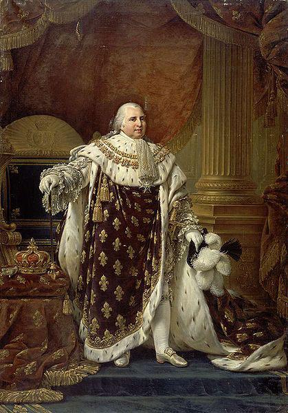 Baron Antoine-Jean Gros Portrait of Louis XVIII in his coronation robes Germany oil painting art
